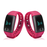 BaS-TeK T1 Waterproof Fitness Tracker with HRM - Pink Bas-Tek