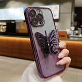 Butterfly Phone Case TPU Shockproof Protective Cover Charge Hub X