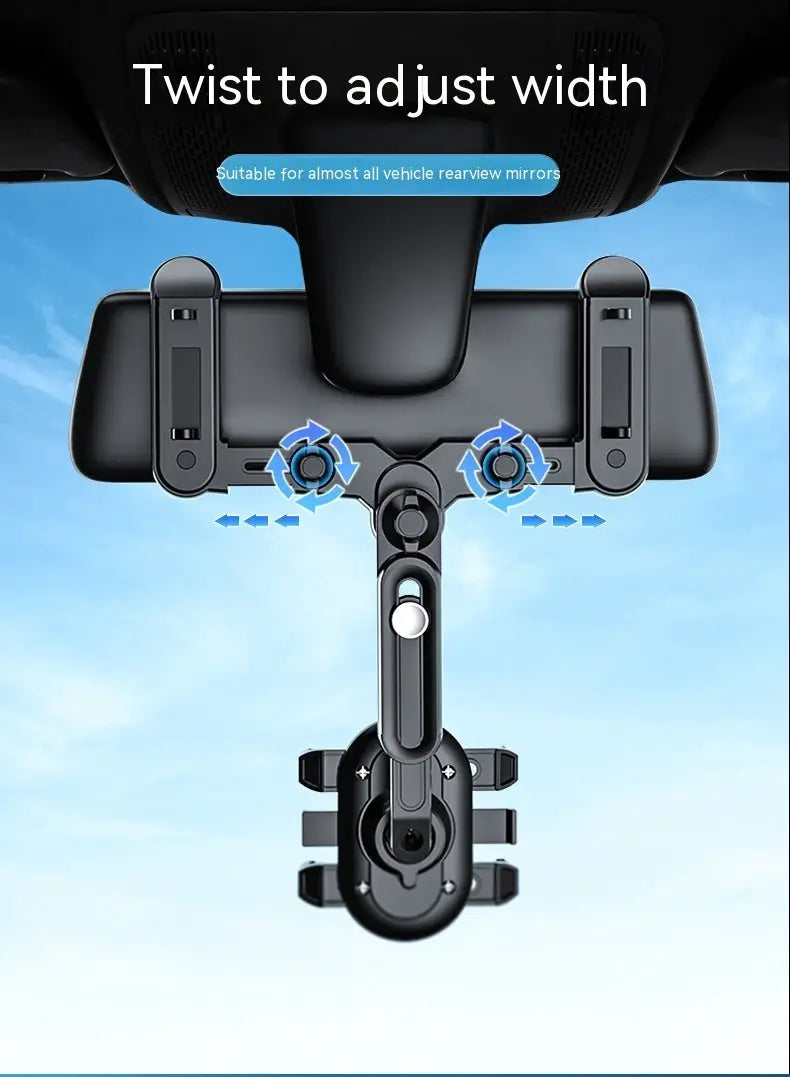 Car Rearview Mirror Mount Bracket – Universal Fit & Easy Installation Charge Hub X