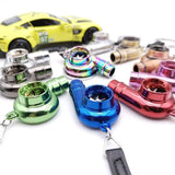Car Turbo Whistle Modeling Simulation Alloy Metal Keychains Charge Hub X