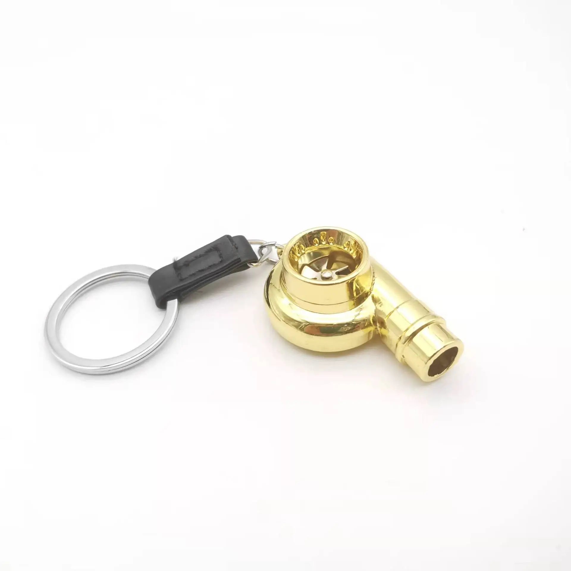 Car Turbo Whistle Modeling Simulation Alloy Metal Keychains Charge Hub X