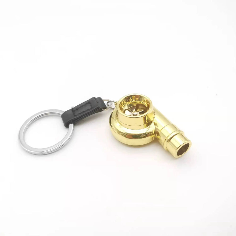 Car Turbo Whistle Modeling Simulation Alloy Metal Keychains Charge Hub X