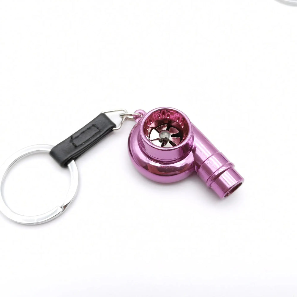 Car Turbo Whistle Modeling Simulation Alloy Metal Keychains Charge Hub X