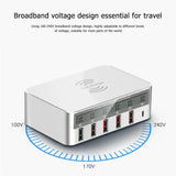 Charger USB Smart Phone Charging Row Plug Charge Hub X