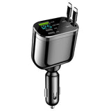 Cigarette Lighter Folding Double Flexible Wire Car Charger - Charge Hub X