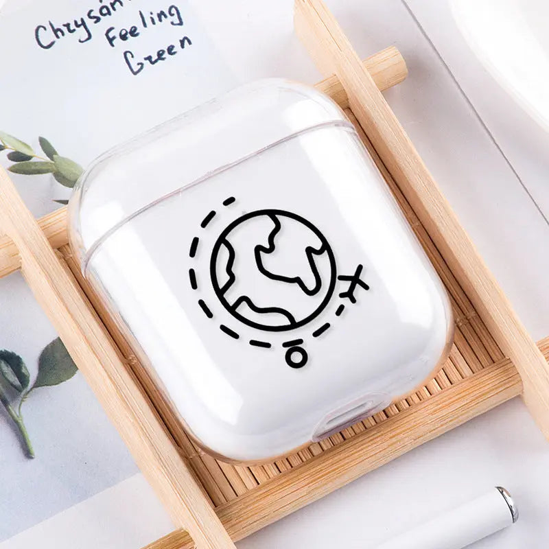 Compatible with Apple, airpods Wireless Bluetooth headset protective cover/Storage Box Charge Hub X