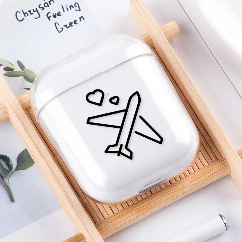 Compatible with Apple, airpods Wireless Bluetooth headset protective cover/Storage Box Charge Hub X