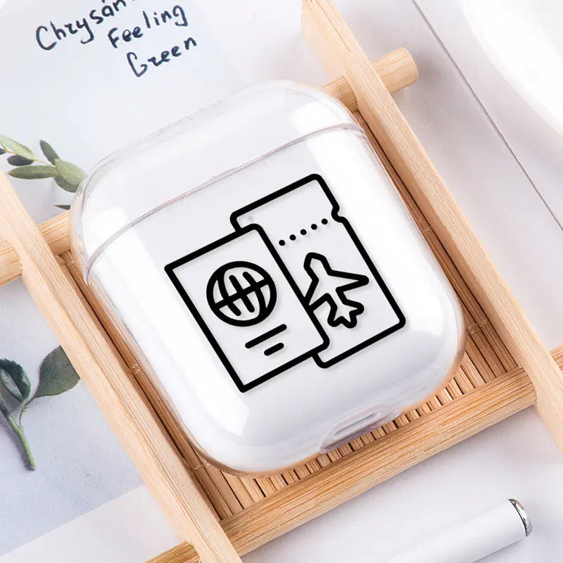 Compatible with Apple, airpods Wireless Bluetooth headset protective cover/Storage Box Charge Hub X