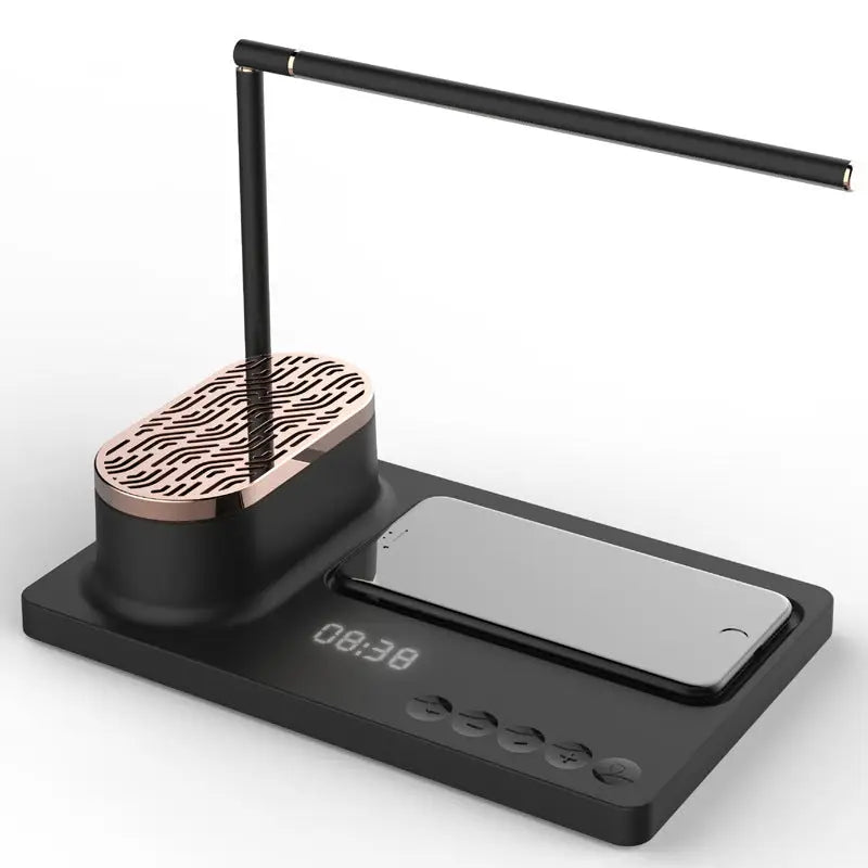Creative Bedroom LED Bedside Reading Lamp Mobile Phone Wireless Charging Desk Lamp Charge Hub X