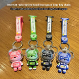Creative Cartoon Cute Space Bear Keychain Charge Hub X