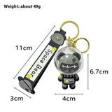 Creative Cartoon Cute Space Bear Keychain Charge Hub X