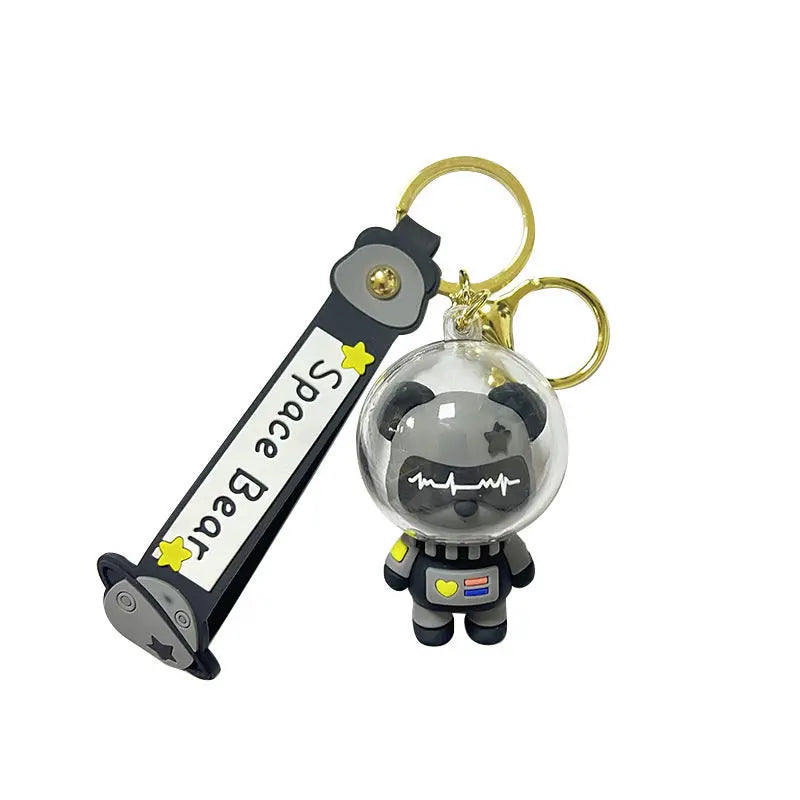 Creative Cartoon Cute Space Bear Keychain Charge Hub X
