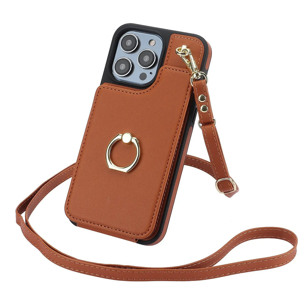 Crossbody Organ With Ring Phone Case Charge Hub X