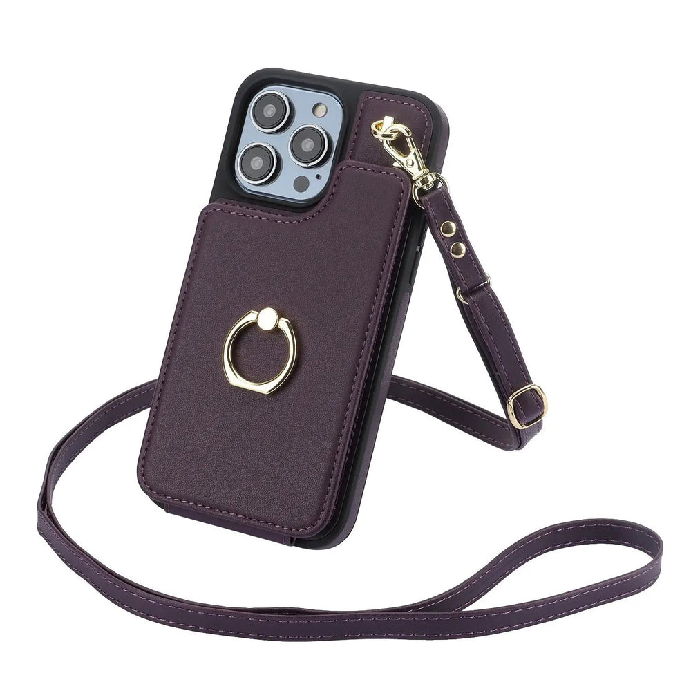 Crossbody Organ With Ring Phone Case Charge Hub X