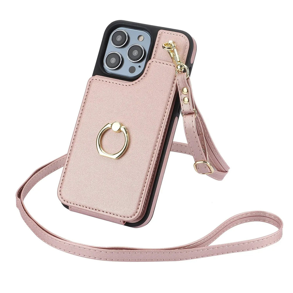 Crossbody Organ With Ring Phone Case Charge Hub X