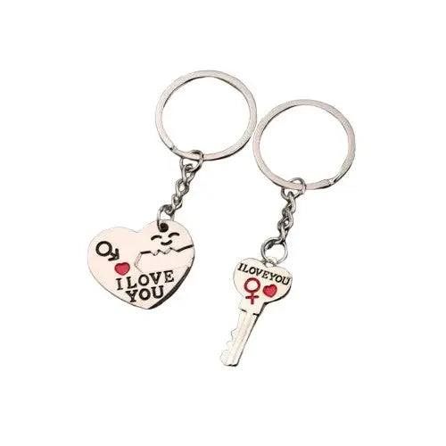 Couple Keychain Cupid Key Pendant Hot-selling Small Gift Charge Hub X