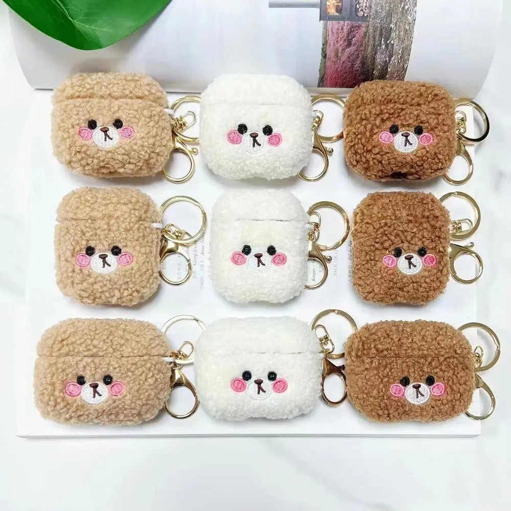 Cute Plush Earphone Cover Protection Charge Hub X