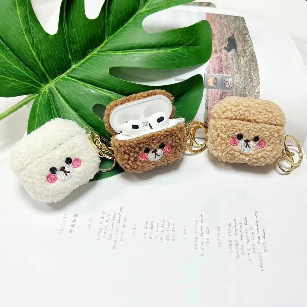 Cute Plush Earphone Cover Protection Charge Hub X