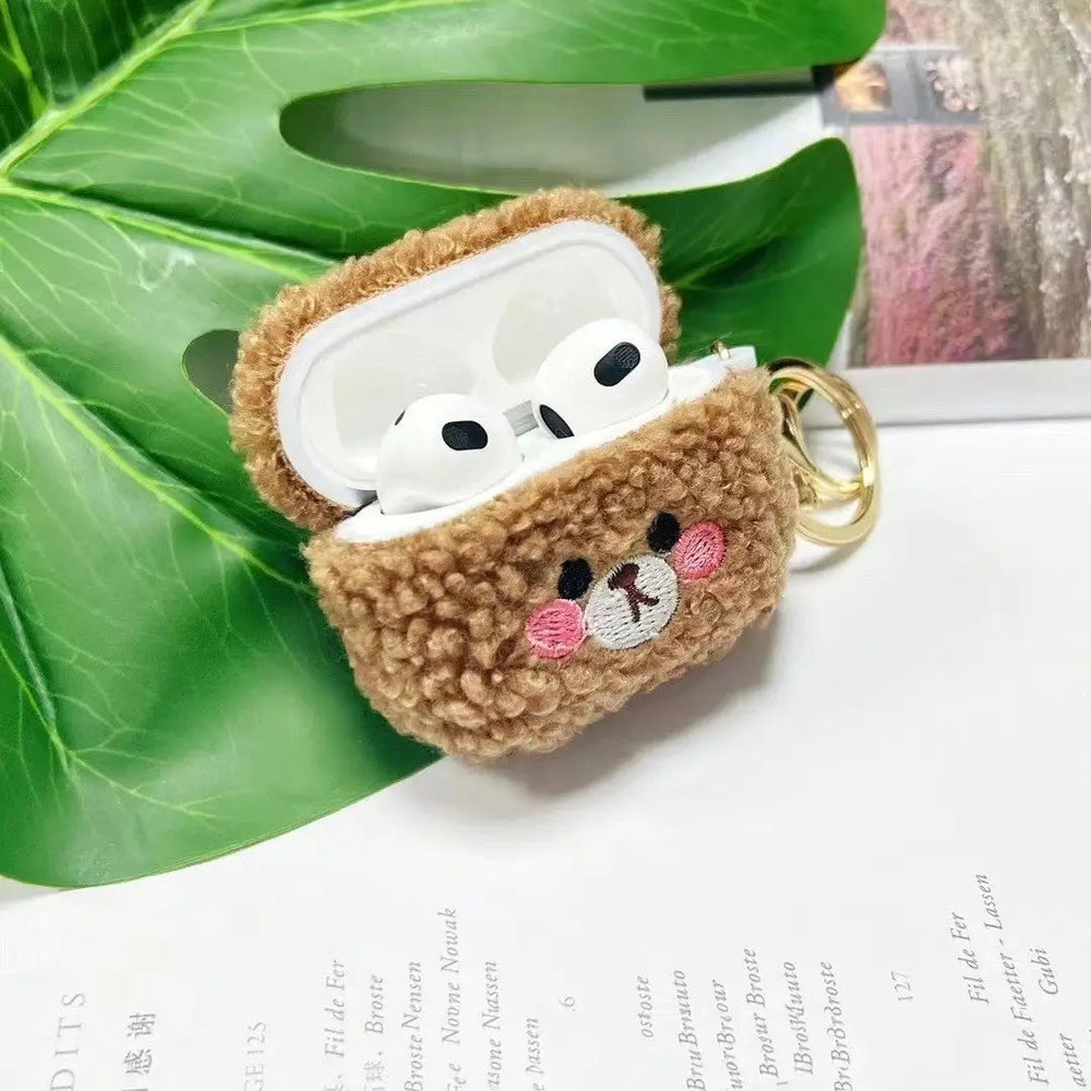Cute Plush Earphone Cover Protection Charge Hub X
