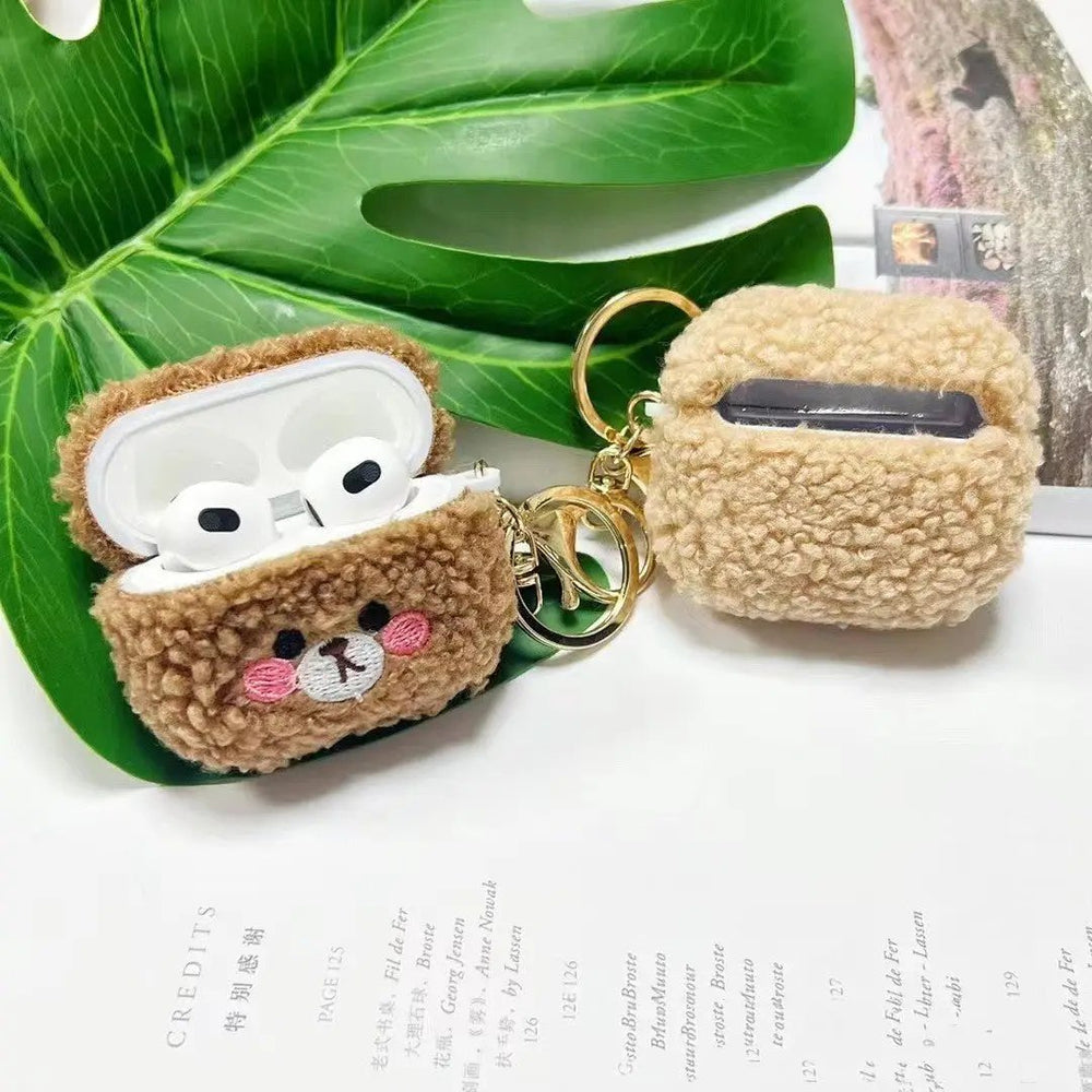 Cute Plush Earphone Cover Protection Charge Hub X