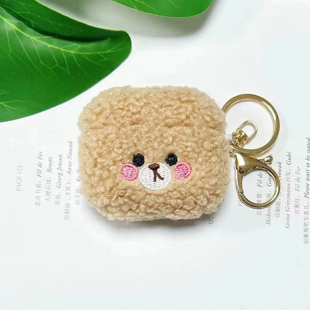 Cute Plush Earphone Cover Protection Charge Hub X