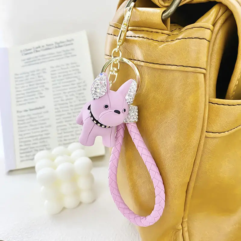 Cute Puppy Blue Key Exquisite Pendant With Keychain Charge Hub X