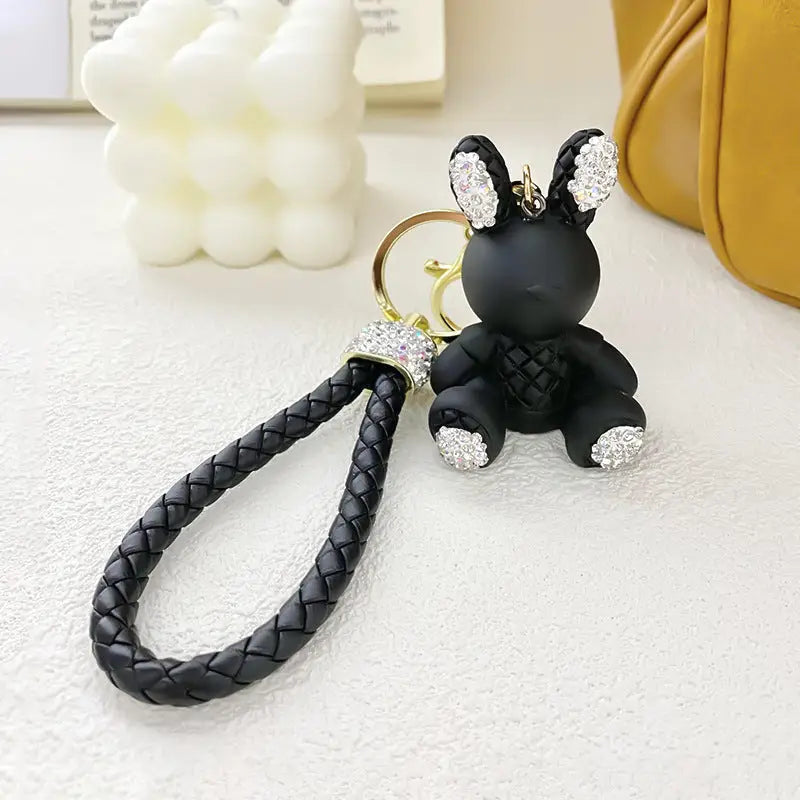 Cute Puppy Blue Key Exquisite Pendant With Keychain Charge Hub X