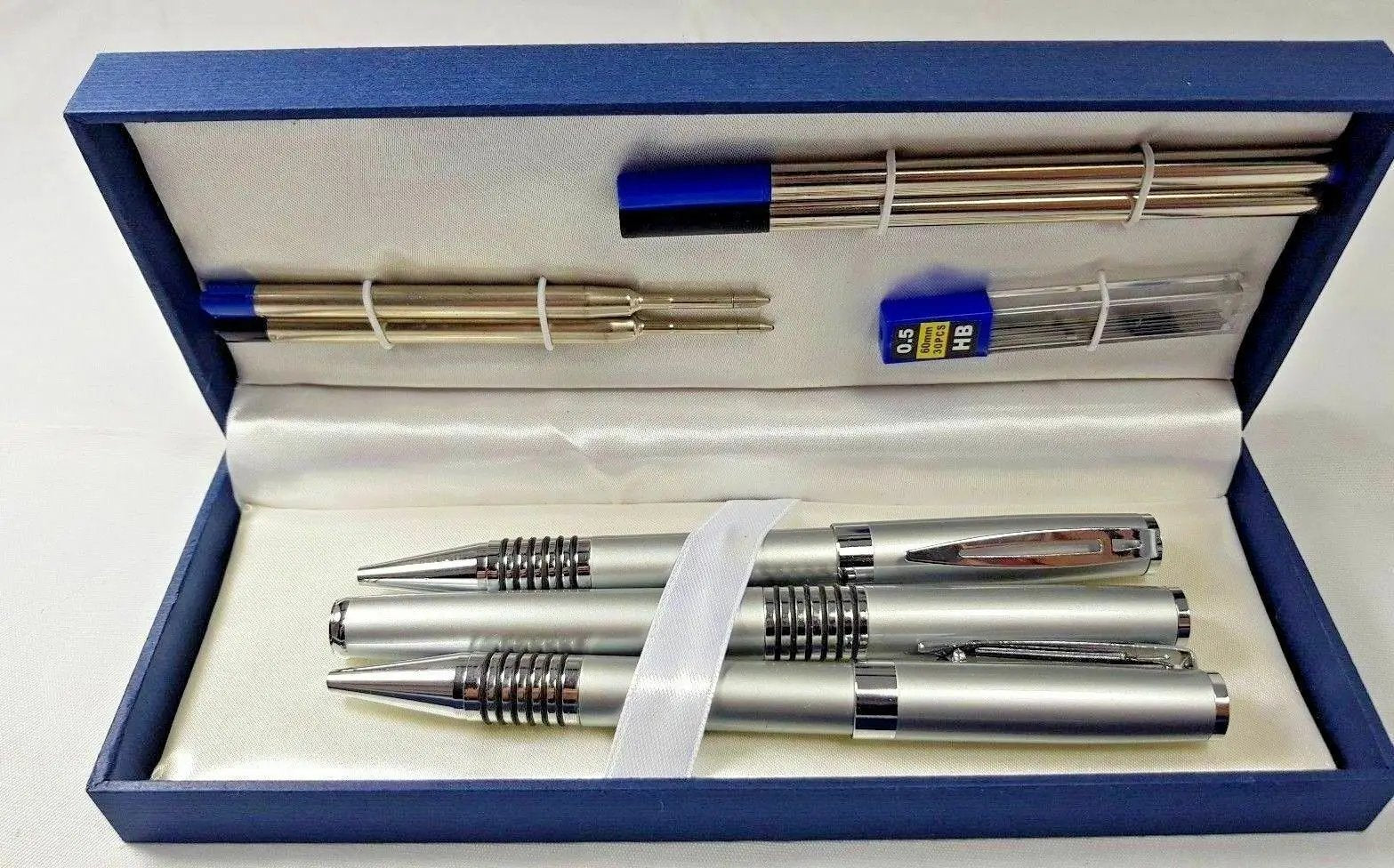 DSL 8pc Pen & Pencil Set Box (Includes Refills) DSL
