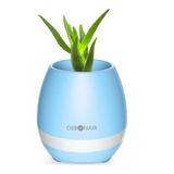 Debonair Music Flower Pot Bluetooth Speaker for Bedroom, Office & Living Room[Blue] Debonair