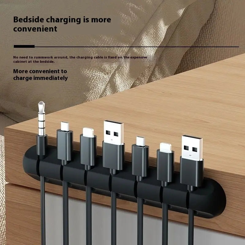 Desktop Fixed Charging Cable Storage Protector Charge Hub X