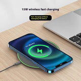 Desktop Phone Ultra-thin Round Wireless Charger Charge Hub X