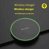 Desktop Phone Ultra-thin Round Wireless Charger Charge Hub X
