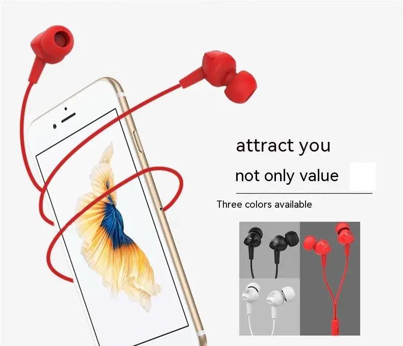 Earphone In-ear Dynamic Bass Boost Subwoofer Music Mobile Phone Earphone In-ear Wired Charge Hub X