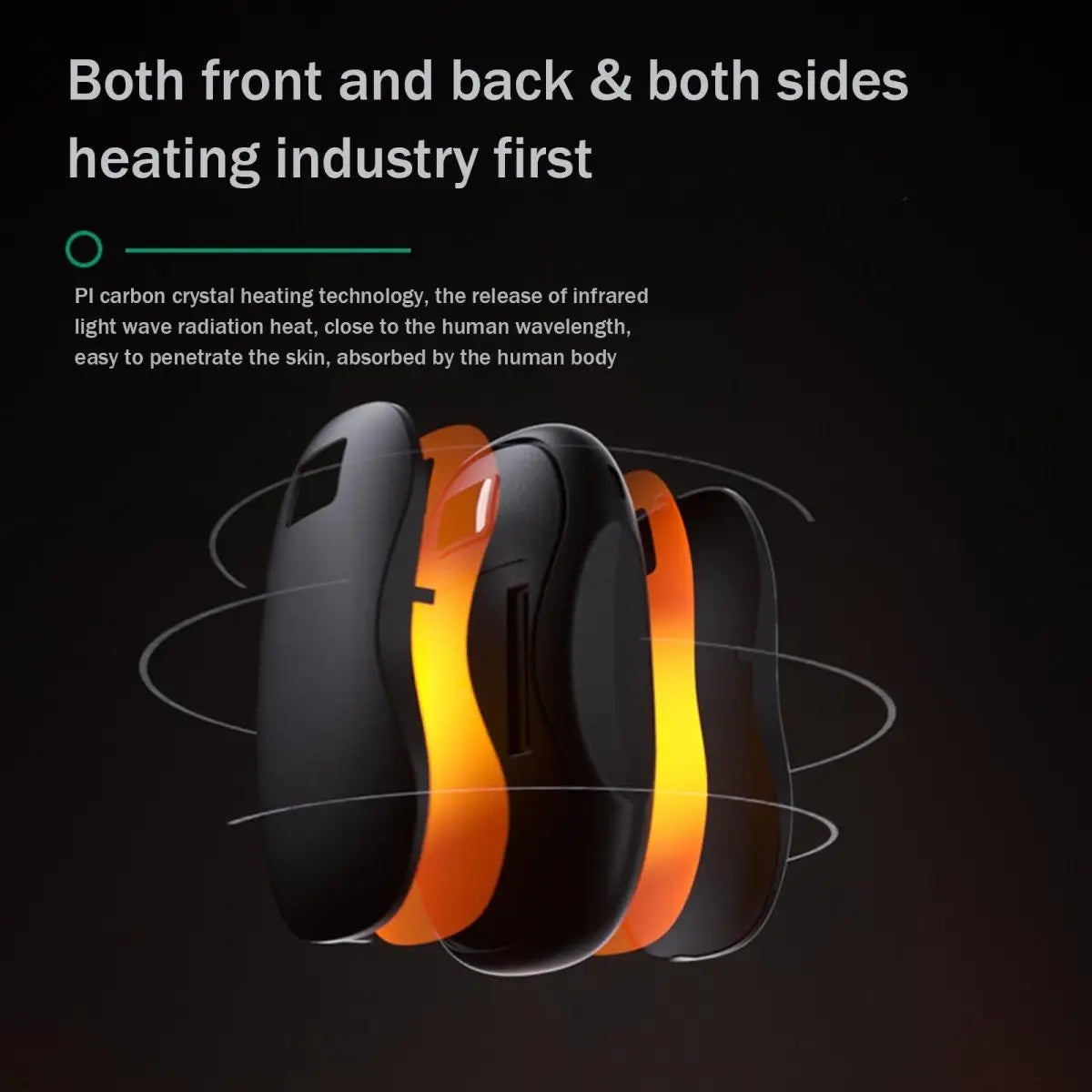 Electric Hand Warmer & Power Bank – USB Rechargeable Digital Display for Winter Outdoors - Charge Hub X