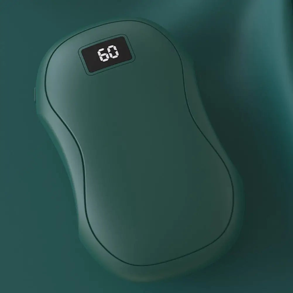 Electric Hand Warmer & Power Bank – USB Rechargeable Digital Display for Winter Outdoors - Charge Hub X