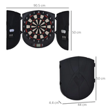 Electronic Dartboard Set 26 Games and 185 Variations with 6 Darts Unbranded