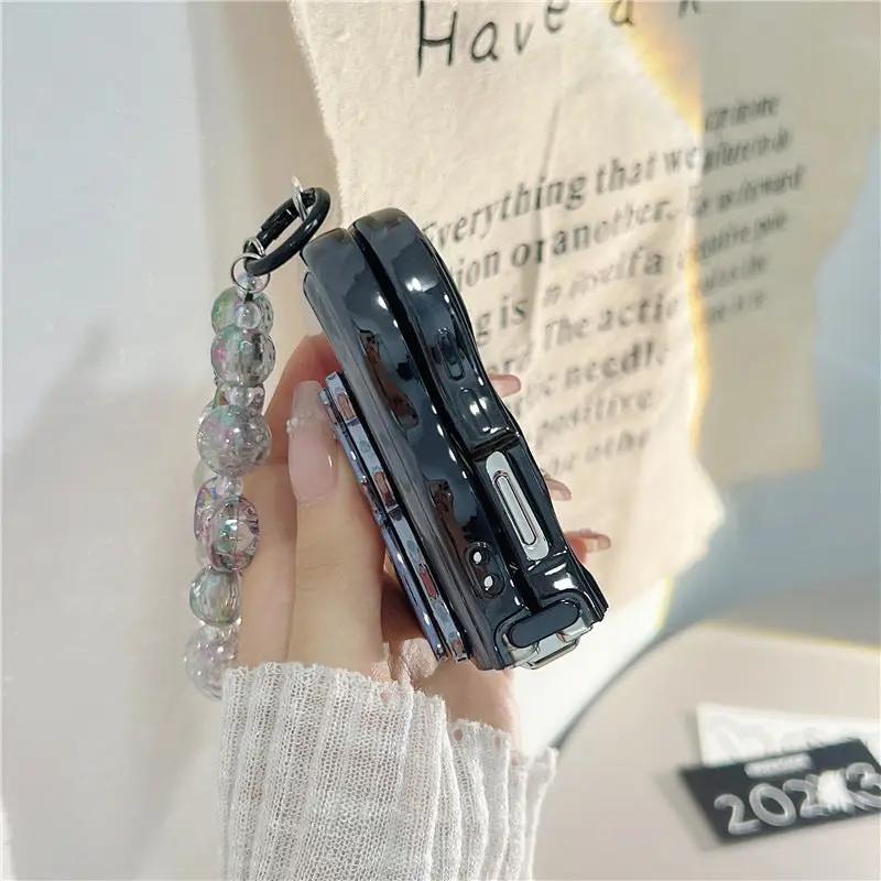 Electroplating Wave Edge Folding Soft Shell Three-dimensional Butterfly Bracket Charge Hub X