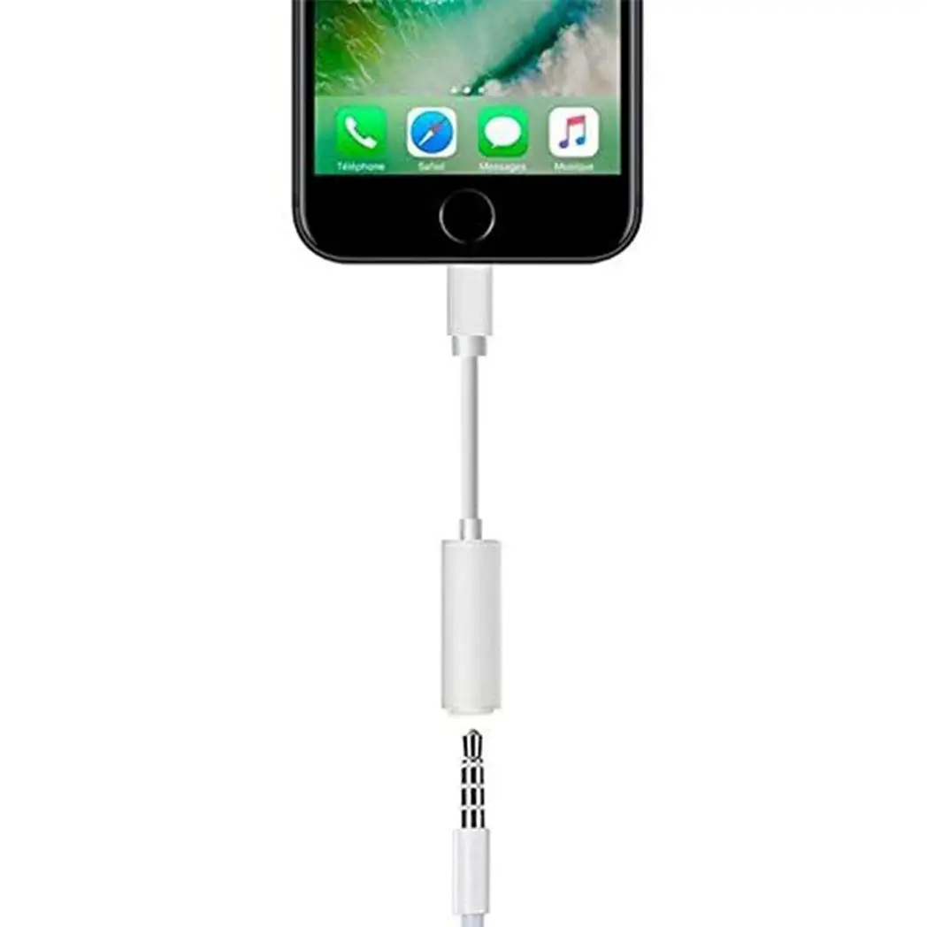 FX Earphone Converter, Phone to Aux with Premium Sound Quality - White FX