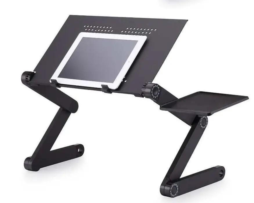 Folding Desk Retractable Adjustable Study Desk In Bed Aluminum Alloy Notebook Computer Bracket Lazy Desk Charge Hub X