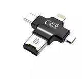 Four-In-One Multi-Function Mobile Phone Card Reader Charge Hub X