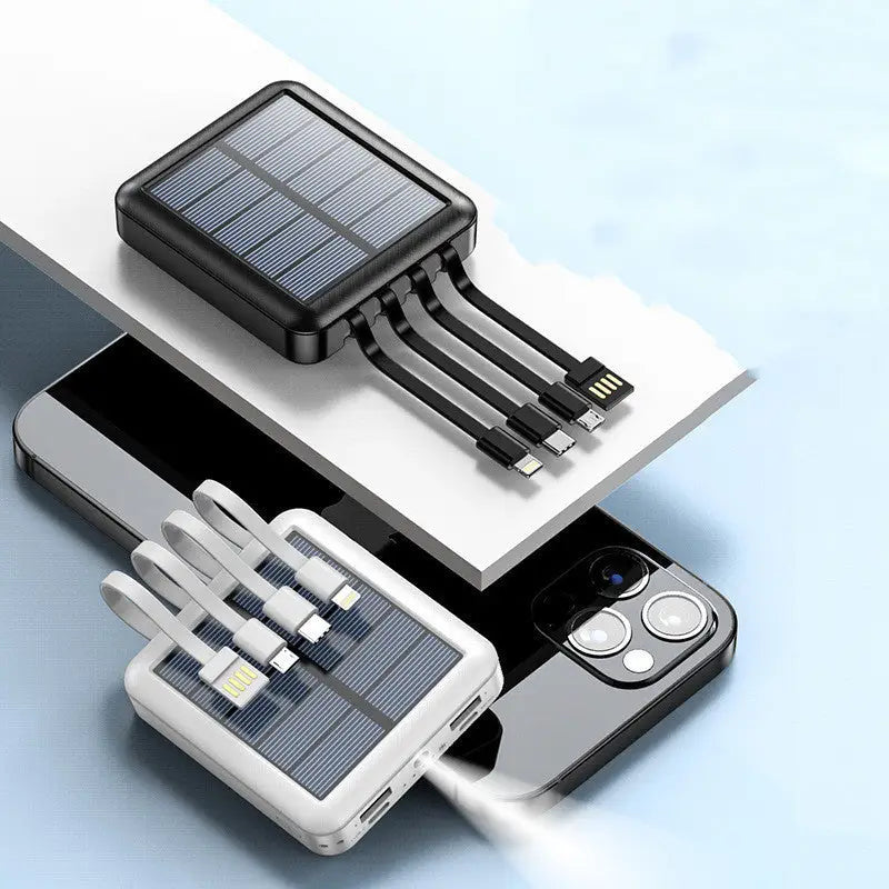 Four Line Solar Power Charging Bank Charge Hub X