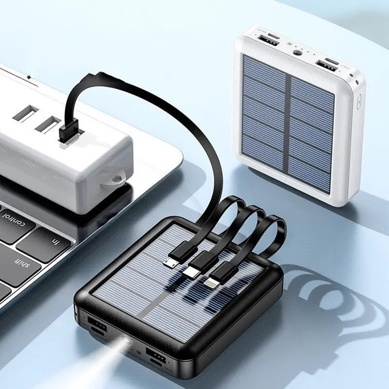 Four Line Solar Power Charging Bank Charge Hub X