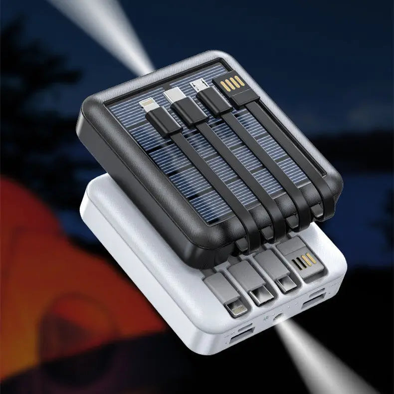 Four Line Solar Power Charging Bank Charge Hub X