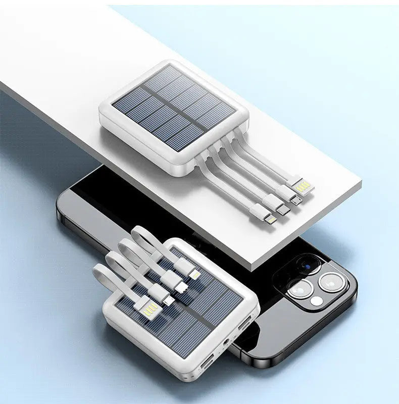 Four Line Solar Power Charging Bank Charge Hub X