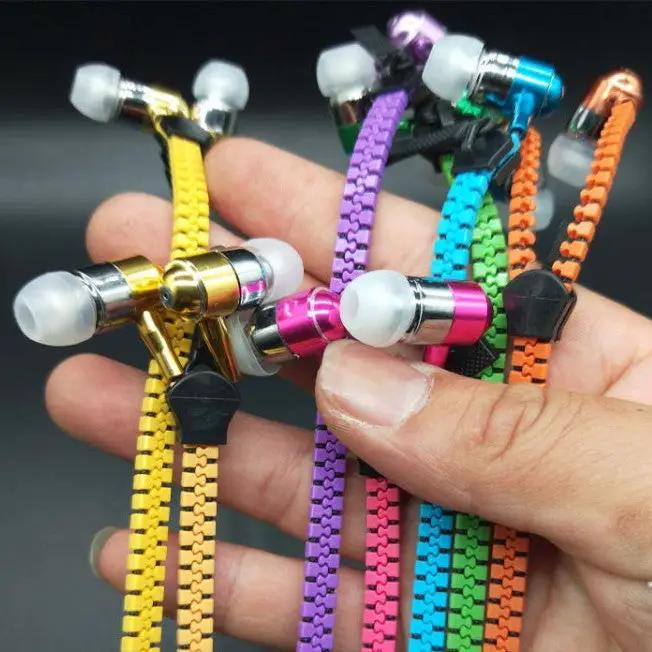 Glowing Zipper Earphones Charge Hub X