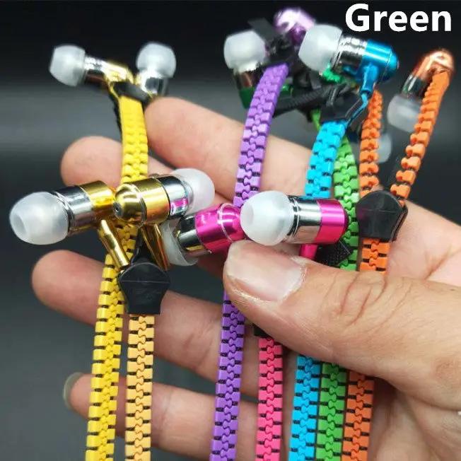 Glowing Zipper Earphones Charge Hub X