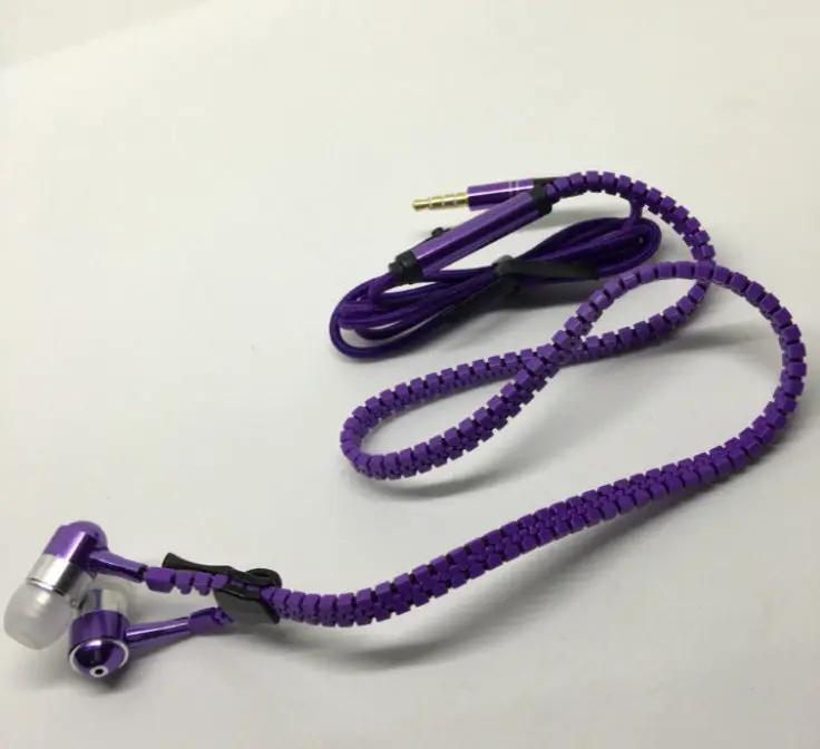 Glowing Zipper Earphones Charge Hub X