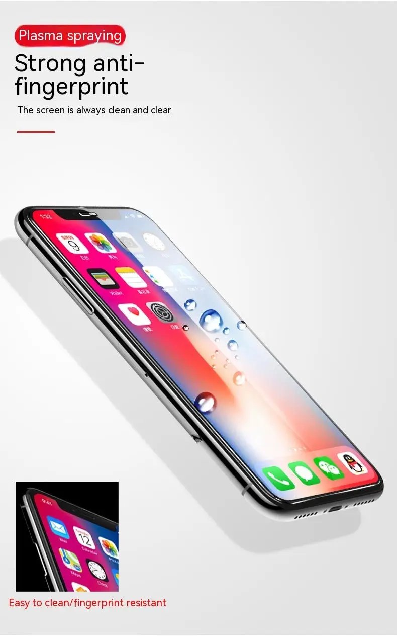 HD Tempered Glass Screen Protector For Mobile Phone Charge Hub X