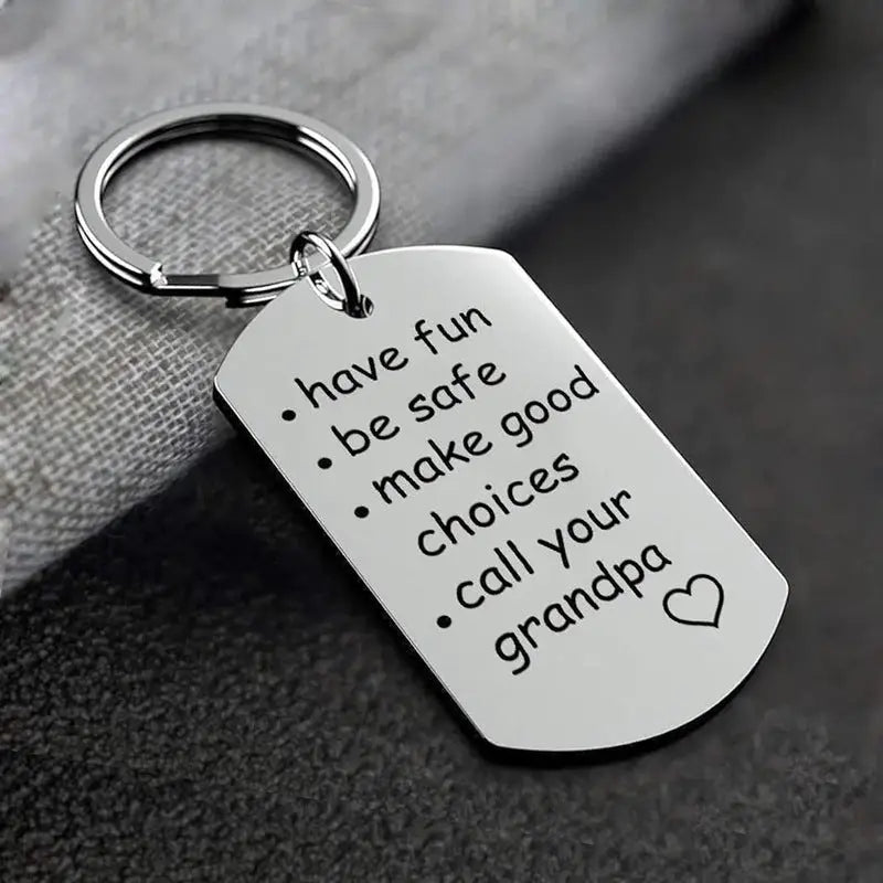 Have Be Safe Make Good Choices Keychain Safe Pendant Charge Hub X
