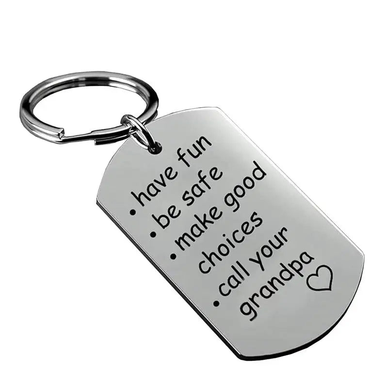 Have Be Safe Make Good Choices Keychain Safe Pendant Charge Hub X